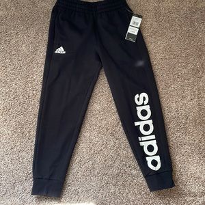 Boys Adidas Jogger Sweatpants (black), size S (8)